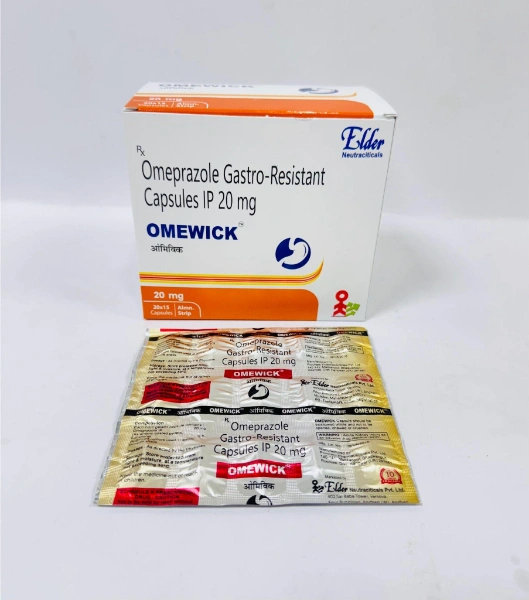Omewick - Omeprazole Gastro-Resistant Capsules IP 20mg