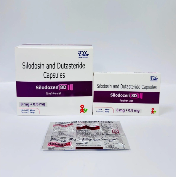 Silodozen 8D - Silodosin and Dutasteride Capsules (8mg + 0.5mg)