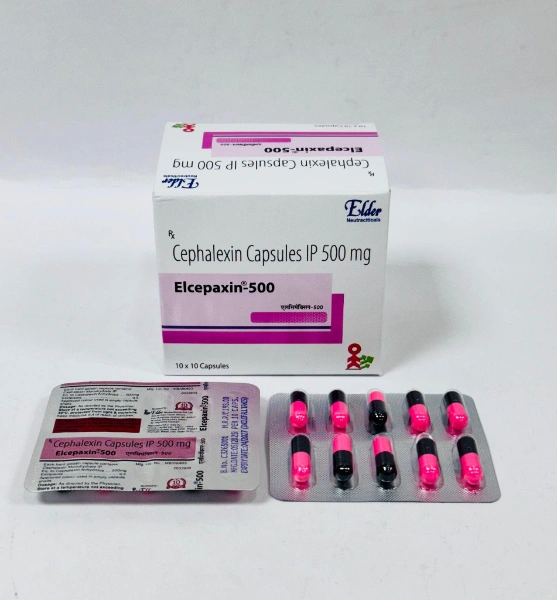 Elcepaxin-500 - Cephalexin Capsules IP 500mg