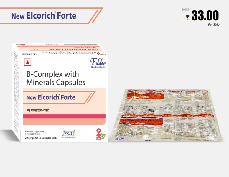 New Elcorich Forte - B-Complex with Minerals Capsules