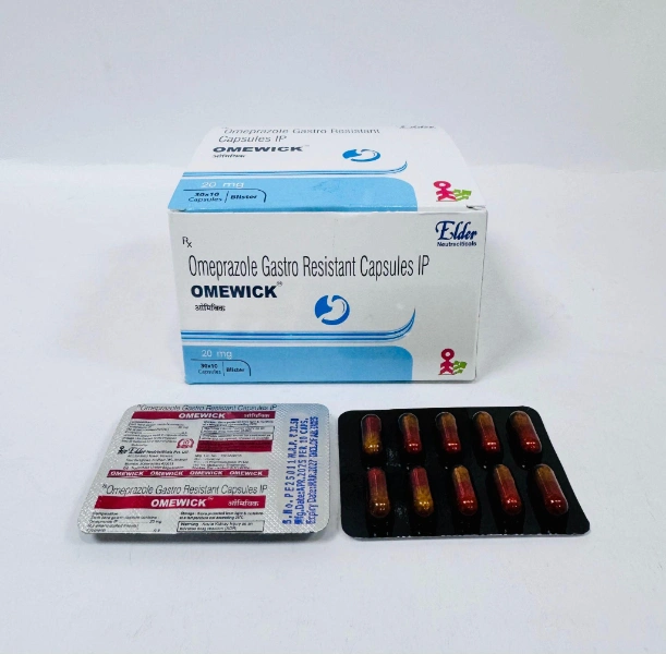 Omewick - Omeprazole Gastro-Resistant Capsules IP 20mg