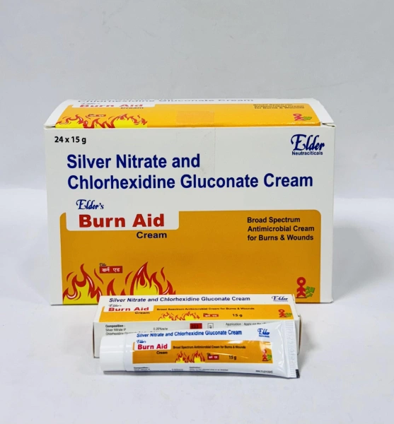 Elder's Burn Aid Cream (Silver Nitrate and Chlorhexidine Gluconate Cream)