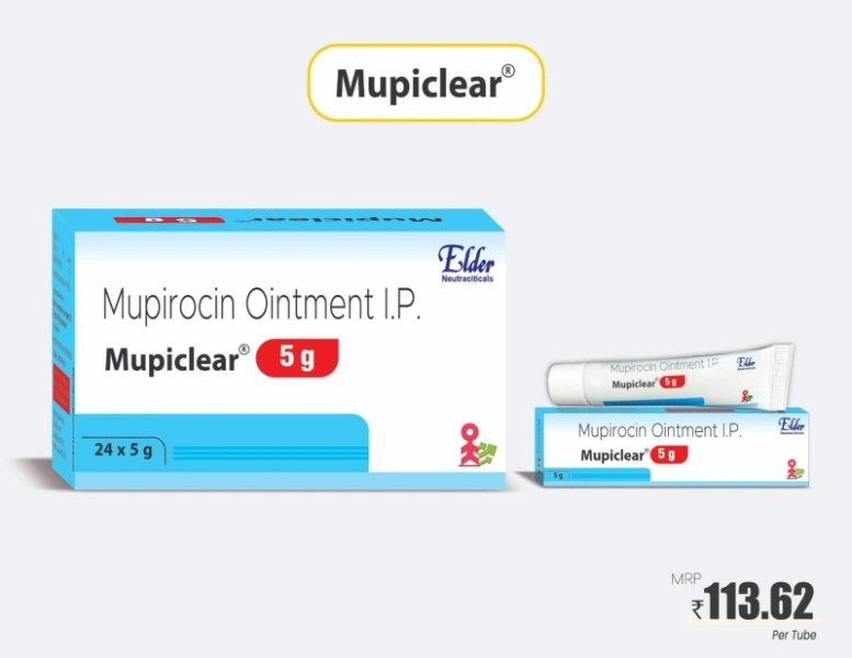 Mupiclear 5 g (Mupirocin Ointment I.P.)