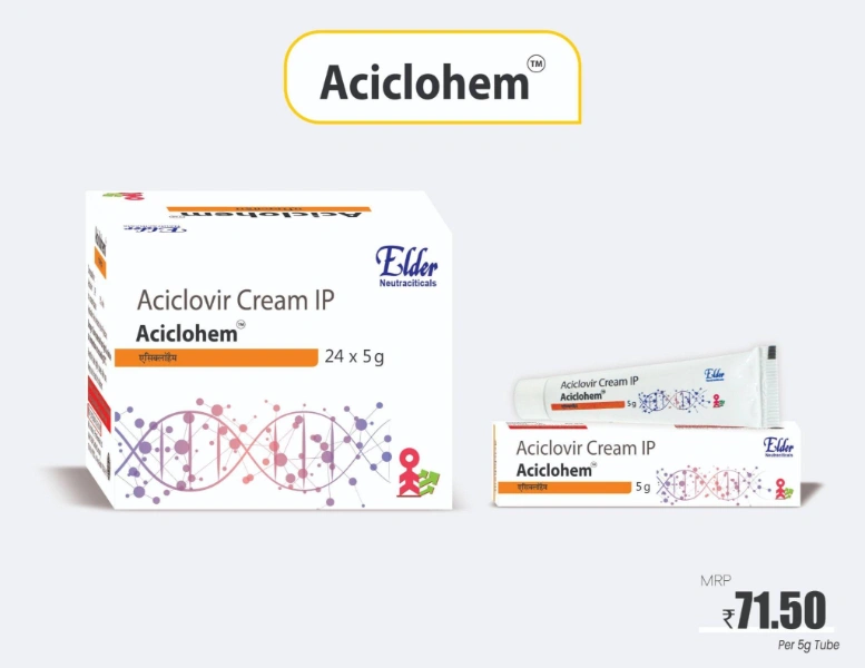 Aciclohem (Aciclovir Cream IP)